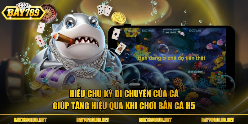 Hiểu chu kỳ di chuyển của cá giúp tăng hiệu quả khi chơi Bắn Cá H5